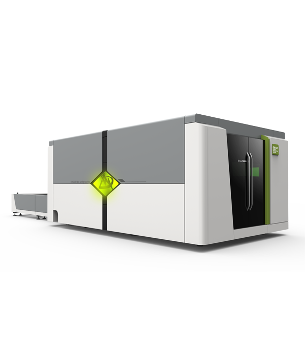Полностью закрытый станок для лазерной резки.